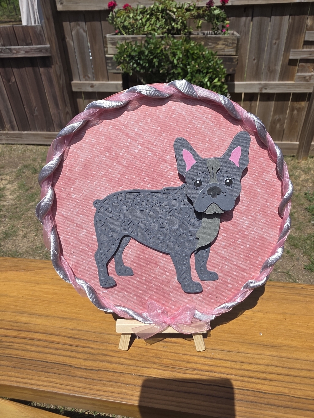 Handmade FRENCH BULLDIG Wall Art -  (Includes 50% Donation)